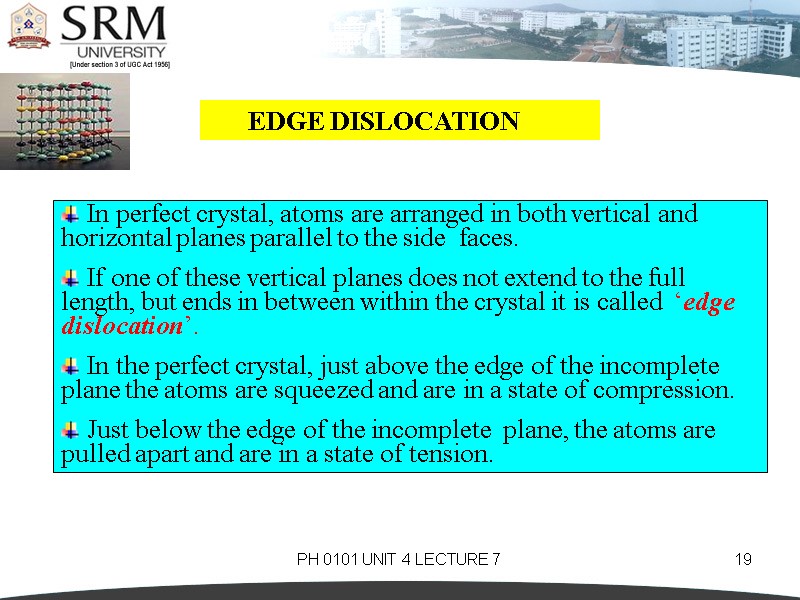 PH 0101 UNIT 4 LECTURE 7 19       EDGE